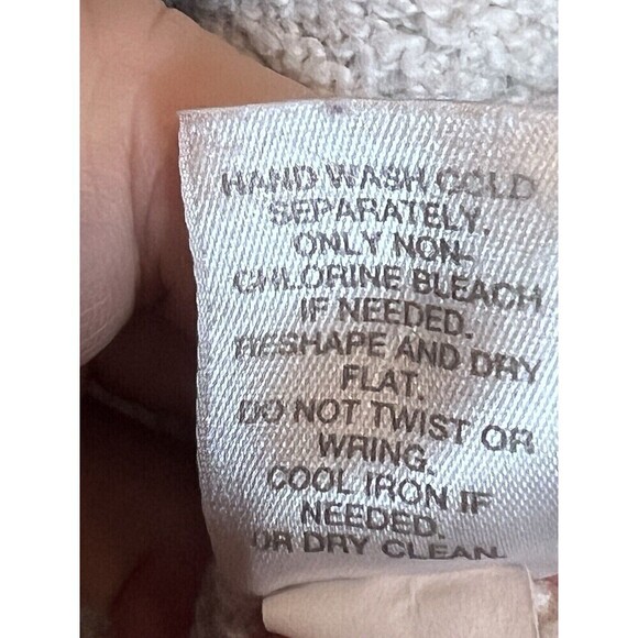 J. Jill Women’s Large Beige Soft Oversized Stretchy Long Knit Tunic Sweater - Picture 9 of 9